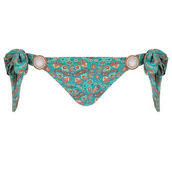 BOHO BIKINIBROEKJE SEA GREEN PAISLEY