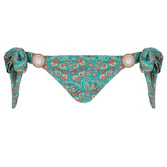 BOHO BIKINIBROEKJE SEA GREEN PAISLEY