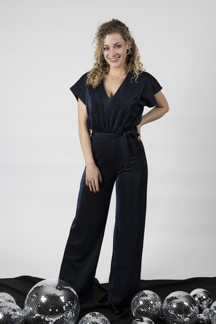 JUMPSUIT GIRL SPARKL BLEU