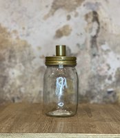 KANDELAAR "CANDLE JAR" 7 x 16 cm